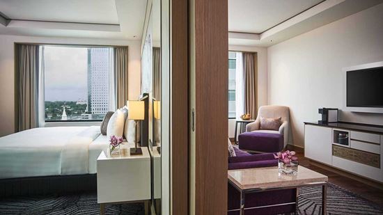 One Bedroom Suite and living room