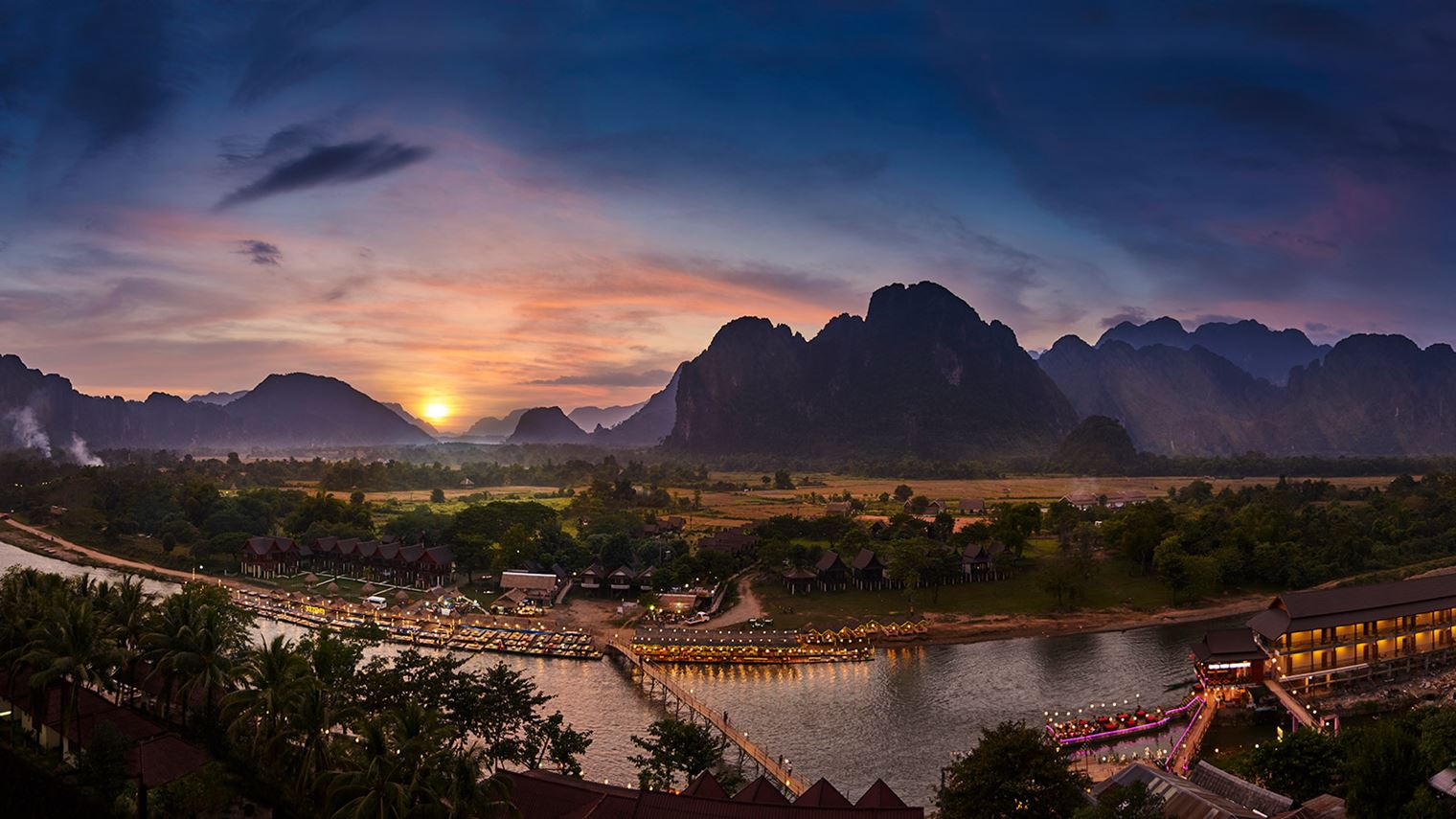 Nature’s Grand Backdrop - אמארי ואנג ויאנג לאוס (Amari Vang Vieng)